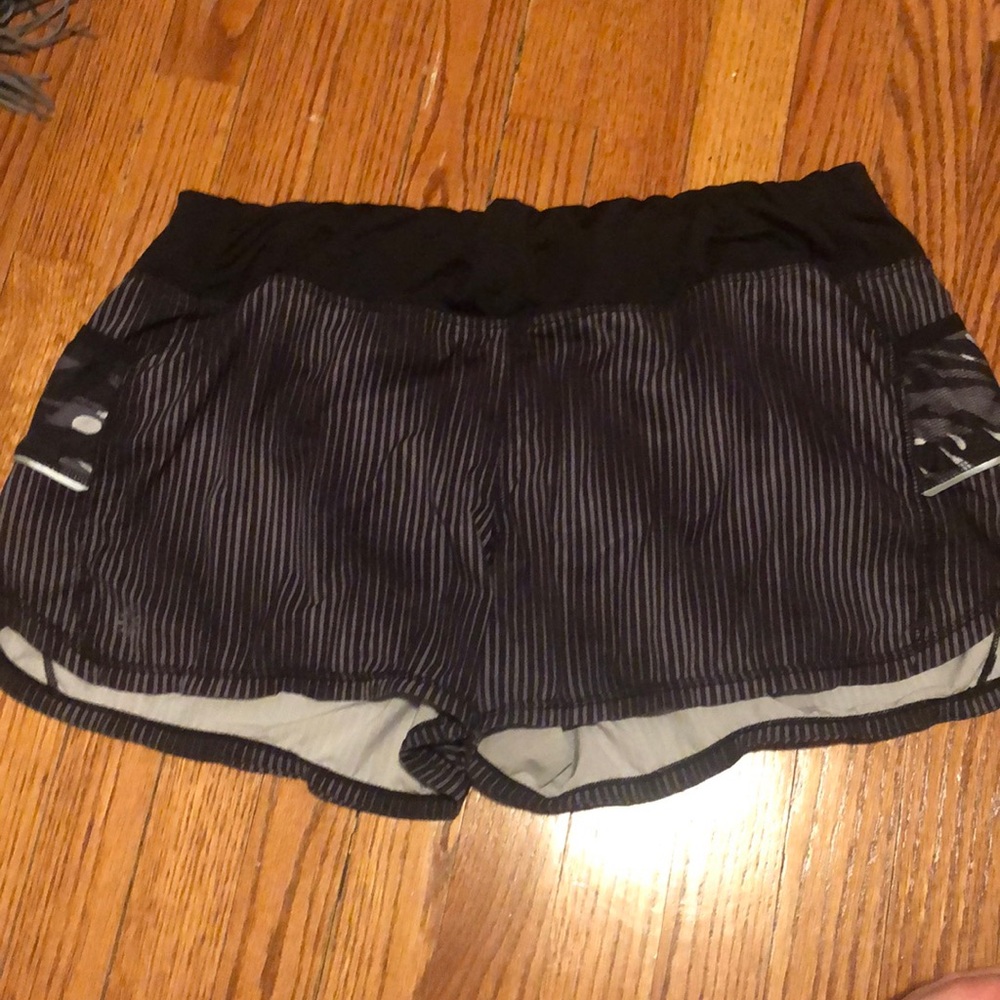 Athleta striped athletic shorts